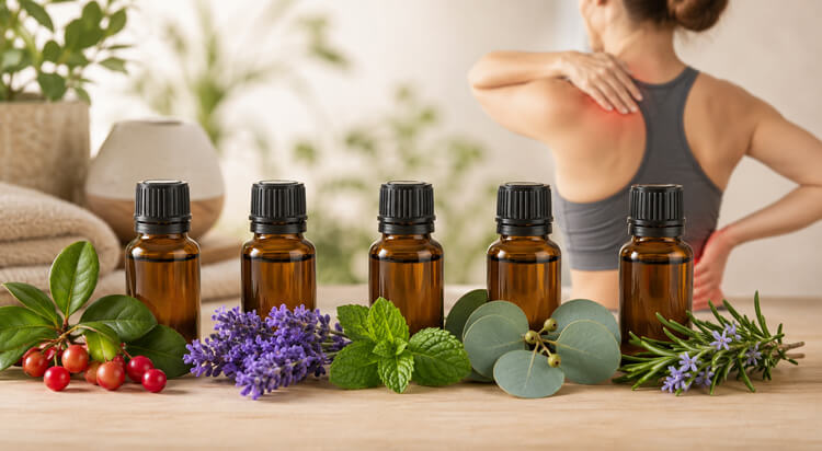 5 Mejores aceites esenciales para combatir el dolor muscular y la recuperación